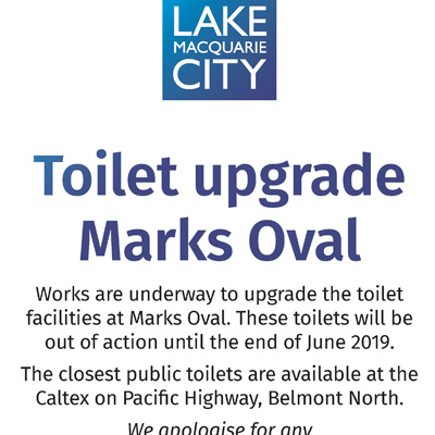 Lake Macquarie City Council Toilet Upgrade
